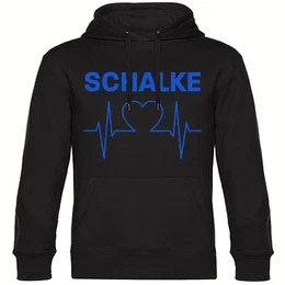 Kapuzensweatshirt Schalke - Herzschlag - Hoodie
