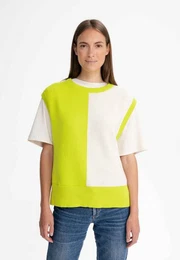 Pullunder Damen Jacquard Strick Pullunder JAMUNA Weicher Jacquard Strick