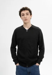 MELA Cardigan Herren Strick Jacke SHAMIAL Dunkelgrau/Schwarz/Grau/Hellgrau