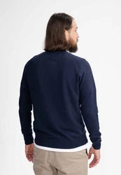 MELA Cardigan Herren Strick Jacke SHAMIAL Hellblau/Dunkelblau