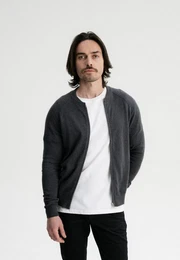 Cardigan Herren Strick Jacke SHAMIAL clean