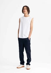 MELA Tanktop SUJAY Weiß/Hellblau/Creme