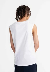 MELA Tanktop SUJAY Weiß/Hellblau/Creme