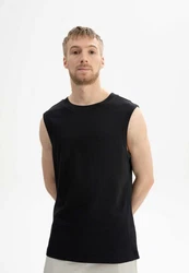 MELA Tanktop SUJAY Schwarz/Dunkelblau/Hellblau/Braun