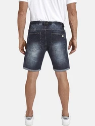 Jan Vanderstorm Bermudas LAMBRIT 5-Pocket Design Dunkelblau/Blau/Grau