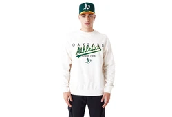 New Era Sweatpulli MLB Lifestyle Oakath Grün/Weiß/Creme/Dunkelgrün
