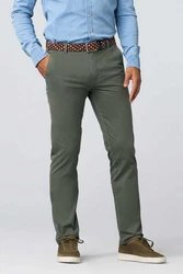 MEYER Chinohose ROMA Khaki/Dunkelgrün/Grün