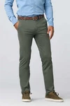 MEYER Chinohose ROMA Khaki/Dunkelgrün/Grün