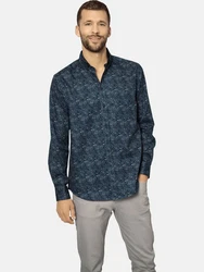 Babista Langarmhemd Stilastil blau/blau gemustert