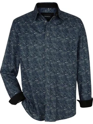 Babista Langarmhemd Stilastil blau/blau gemustert