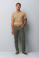 MEYER Chinos M5 Slim Khaki/Dunkelgrün