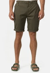 Indicode Chinoshorts Creel Khaki/Dunkelgrün