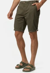 Indicode Chinoshorts Creel Khaki/Dunkelgrün