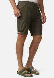Indicode Chinoshorts Creel Khaki/Dunkelgrün
