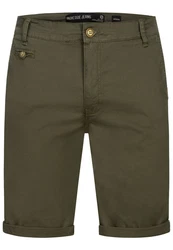 Indicode Chinoshorts Creel Khaki/Dunkelgrün