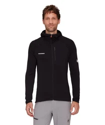 Mammut Fleecejacke Aenergy Light ML Hooded Jacket Schwarz