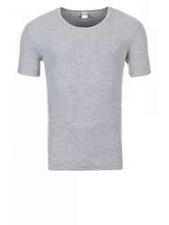 Yazubi Rundhalsshirt Basic Crew Neck Tee Grau/Hellgrau