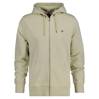 Gant Sweatjacke Regular Shield Full Zip Hoodie (2007059) Khaki Gant Sweatjacke Regular Shield Full Zip Hoodie (2007059) Khaki