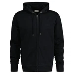 GANT Herren Sweatjacke mit Kapuze REGULAR TONAL SHIELD FULL ZIP HOODIE schwarz