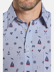 BABISTA Kurzarmhemd Style BELVANO blau/hellblau