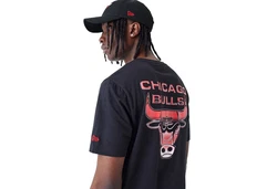 New Era T-Shirt NBA Holographic Chibul Schwarz/Grau/Hellblau/Hellgrau/Rot/Beige