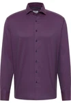 Eterna Langarmhemd MODERN FIT EASY IRON Lila/Fliederfarben/Rosa