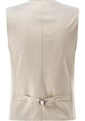 CG Club of Gents Anzugweste CG Mosley-J Khaki/Gelb/Beige/Weiß