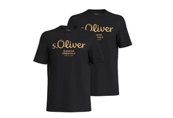 s.Oliver T-Shirt Casual im 2er Pack Silber/Grau