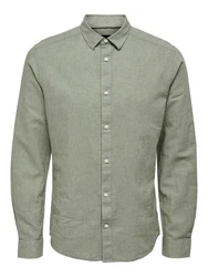ONLY & SONS Langarmhemd Caiden Dunkelgrün/Grün/Khaki/Hellgrün