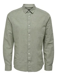 ONLY & SONS Langarmhemd Caiden Dunkelgrün/Grün/Khaki/Hellgrün