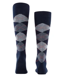 Burlington Kniestrümpfe Preston Blau/Dunkelblau/Hellblau