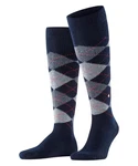 Burlington Kniestrümpfe Preston Blau/Dunkelblau/Hellblau