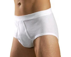HERMKO Slip mit Eingriff 3er Pack (3240) Creme/Weiß/Braun