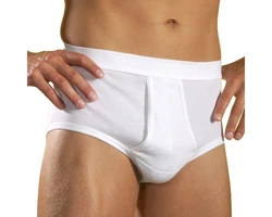 HERMKO Slip mit Eingriff 3er Pack (3240) Creme/Weiß/Braun