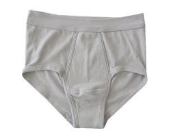 HERMKO Slip mit Eingriff 3er Pack (3240) Grau/Khaki/Hellgrau