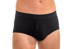 HERMKO Slip mit Eingriff 3er Pack (3240) Dunkelgrün/Grün/Khaki
