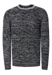 Rusty Neal Strickpullover Dunkelblau/Grau/Hellblau/Weiß