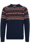 Blend Strickpullover BHNilas Dunkelblau/Hellblau/Blau