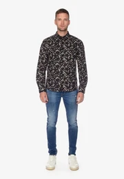 Langarmhemd GEBAS mit tollem Bltenprint