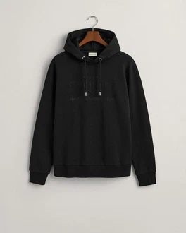 Gant Sweatshirt Regular Tonal Shield Hoodie