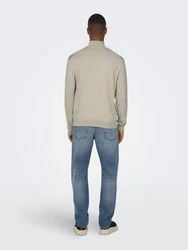 ONLY & SONS Strickpullover Khaki/Beige/Braun