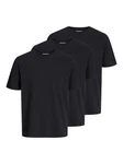 Jack & Jones T-Shirt Under Tee Crew Neck (3-tlg) Dunkelblau/Schwarz