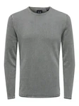 ONLY & SONS Rundhalspullover ONSGarson 22006806 hellgrau