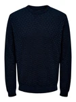 ONLY & SONS Rundhalspullover Kalle (1-tlg) Dunkelblau (6742)