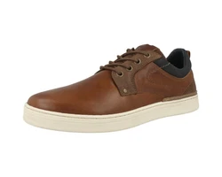 Bullboxer Herren Schnürschuh Sneaker Braun/Beige/Dunkelbraun