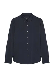 Marc O'Polo Langarmhemd Dunkelblau/Blau/Hellblau