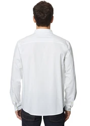 Marc O'Polo Langarmhemd Weiß/Creme/Grau