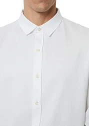 Marc O'Polo Langarmhemd Weiß/Creme/Grau