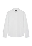 Marc O'Polo Langarmhemd Weiß/Creme/Grau