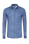 DESOTO Langarmhemd Dunkelblau/Blau/Hellblau